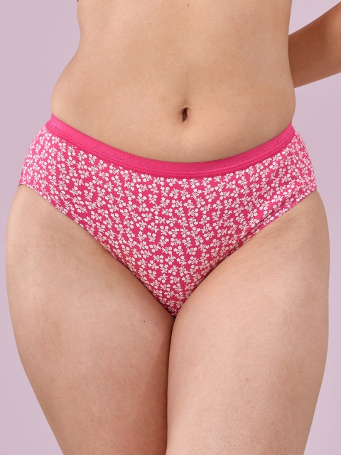 LYRA Women Pack Of 5 Assorted Printed Cotton Hipster Briefs - Image 2