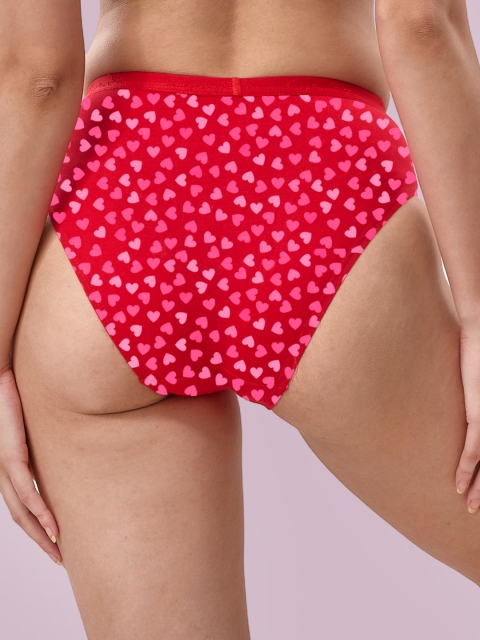 LYRA Women Pack Of 5 Assorted Printed Cotton Hipster Briefs - Image 5