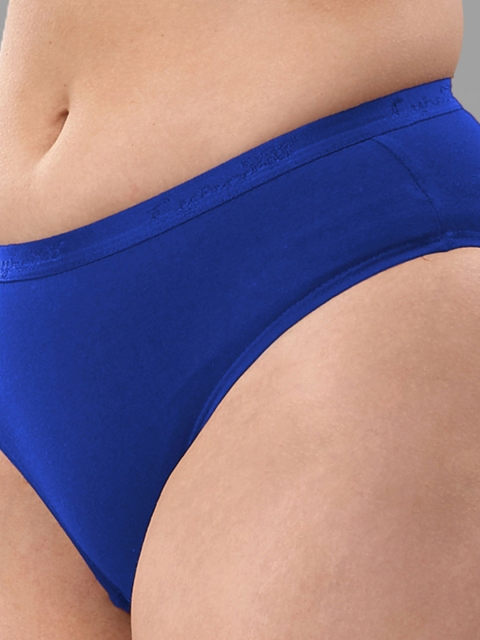 LYRA Women Pack Of 2 Assorted Solid Cotton Hipster Briefs - Image 6