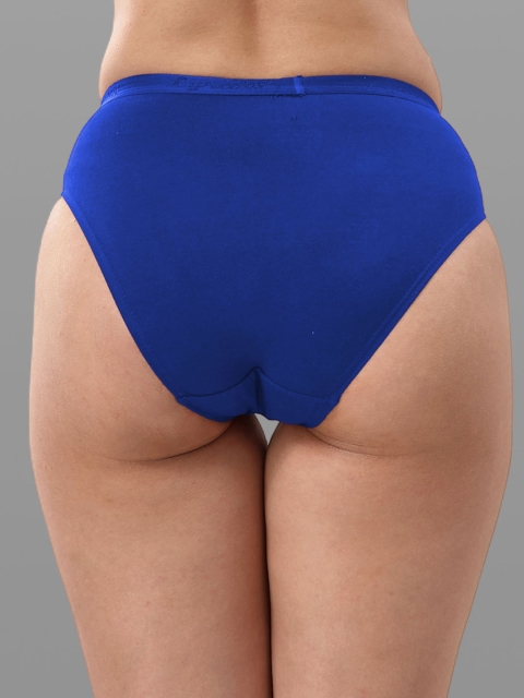 LYRA Women Pack Of 2 Assorted Solid Cotton Hipster Briefs - Image 4