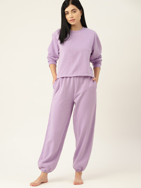 ETC Women Lavender Night suit - Image 4
