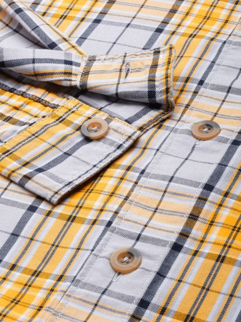 The Indian Garage Co Tartan Checked Pure Cotton Casual Shirt - Image 3
