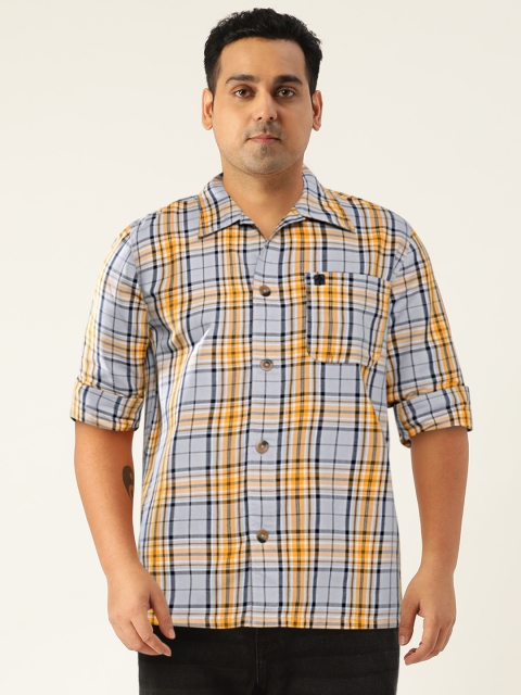 The Indian Garage Co Tartan Checked Pure Cotton Casual Shirt - Image 7