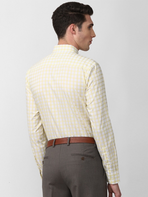 Peter England Men Slim Fit Checked Formal Shirt - Image 4