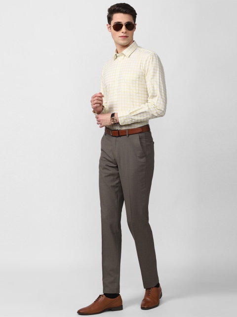 Peter England Men Slim Fit Checked Formal Shirt - Image 5