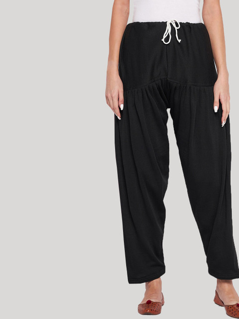 Clora Creation Women Pack Of 2 Magenta & Black Solid Salwar - Image 2