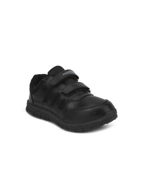 Liberty Kids Black Solid Velcro Casual Shoes - Image 2
