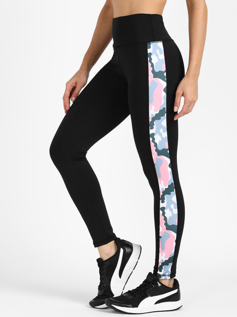 Rock Paper Scissors Women Black Printed Tights