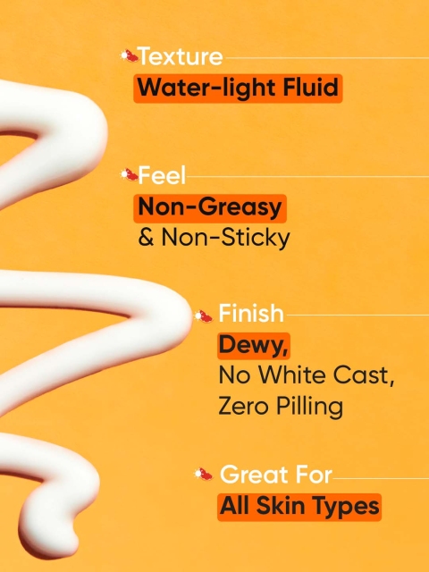 DOT & KEY Vitamin C + E Sunscreen SPF 50 PA+++ For Glowing Skin, 100% No White Cast - 50g - Image 2
