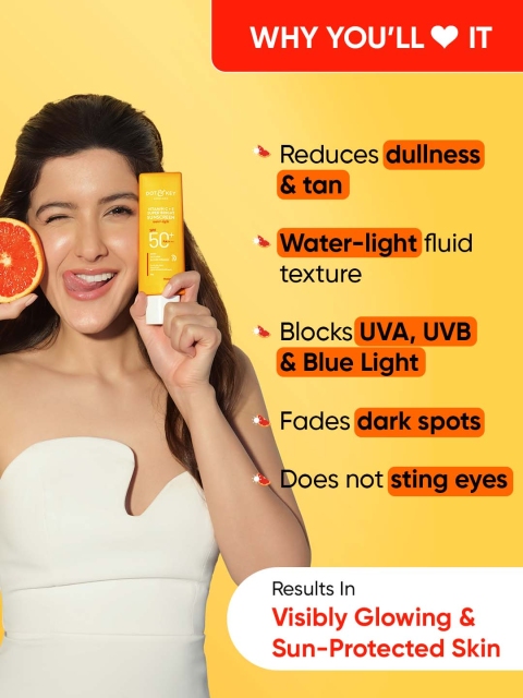 DOT & KEY Vitamin C + E Sunscreen SPF 50 PA+++ For Glowing Skin, 100% No White Cast - 50g - Image 4