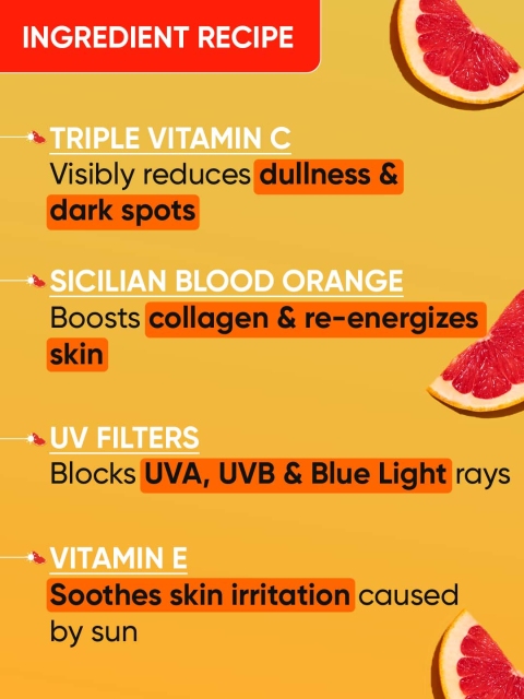 DOT & KEY Vitamin C + E Sunscreen SPF 50 PA+++ For Glowing Skin, 100% No White Cast - 50g - Image 6