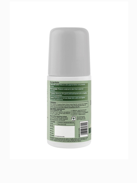 Sirona 2-in-1 Underarm Roll On Deodorant with Prebiotics 50 ml - Oud Allure - Image 2
