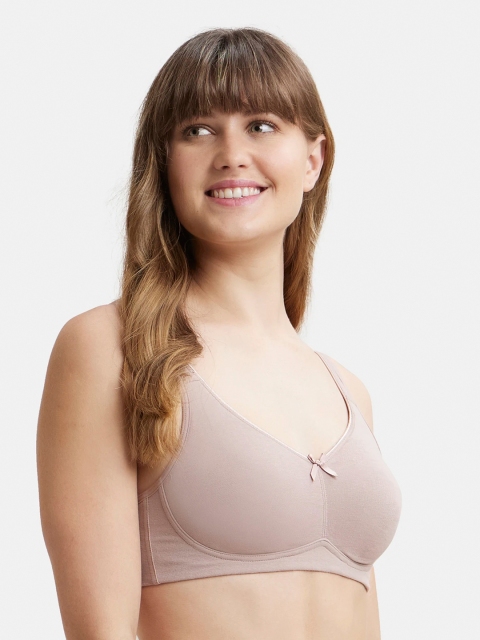 Jockey Wirefree Non Padded Cotton Full Coverage Everyday Bra-FE41 - Image 2