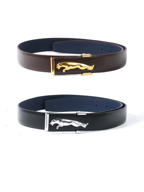 Kastner Men Brown Pack of 2 Belt