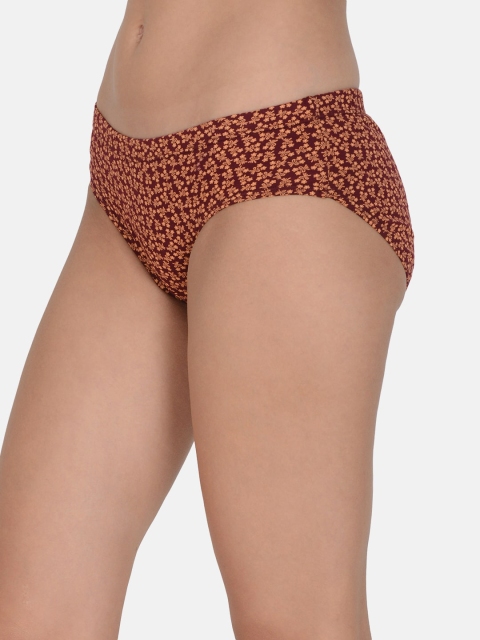 Leading Lady Women Pack Of 6 Printed Pure Cotton Hipster Briefs - Image 4
