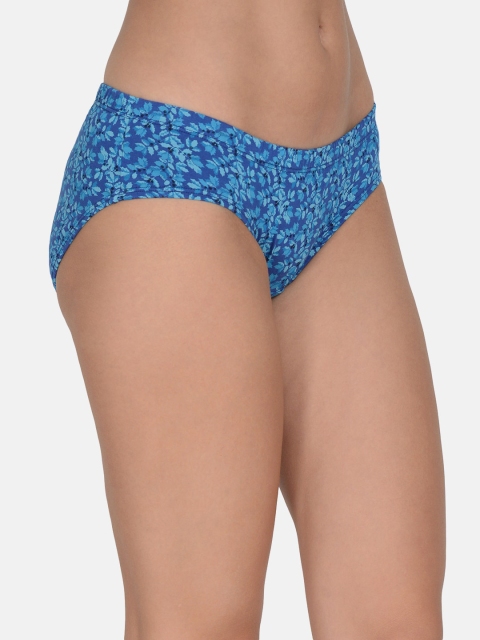 Leading Lady Women Pack Of 6 Printed Pure Cotton Hipster Briefs - Image 3