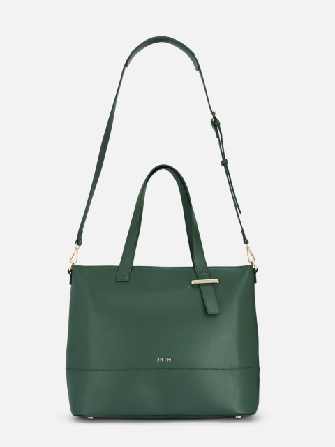 IRTH Structured Shoulder Bag With Laptop Sleeve - Image 2