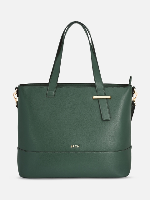 IRTH Structured Shoulder Bag With Laptop Sleeve - Image 3