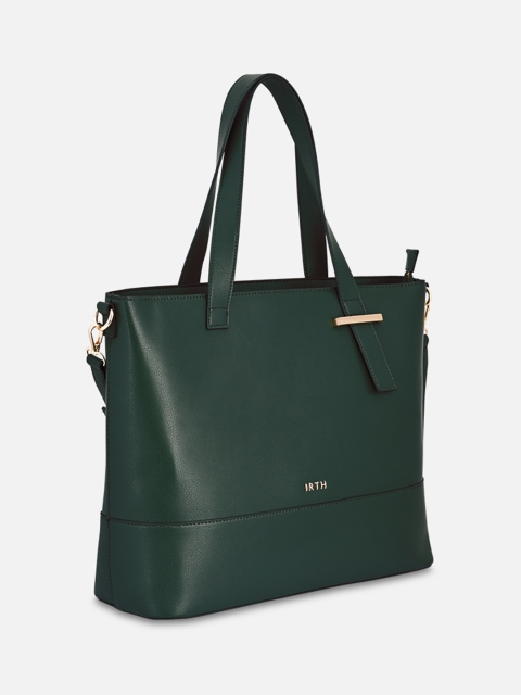 IRTH Structured Shoulder Bag With Laptop Sleeve - Image 4
