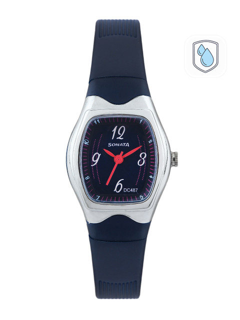 Sf Quartz Analog With Dark Blue Dial Watch For Women - Nt8989pp04