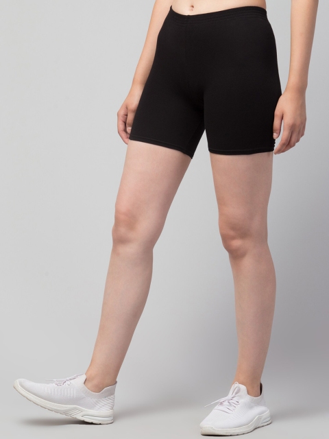 Apraa & Parma Women Pack of 3 Slim Fit Cycling Cotton Shorts - Image 3