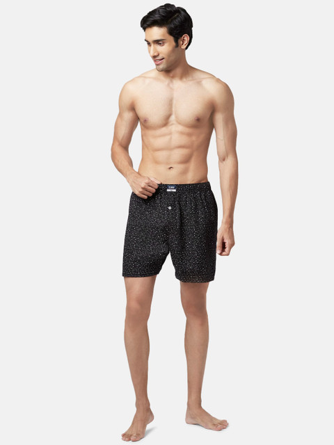Ajile by Pantaloons Men Black Printed Pure Cotton Boxers 8905685184002 - Image 4