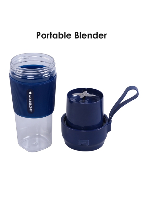 Wonderchef Blue Nutri-Cup Portable Blender with USB Charging 300ml - Image 3