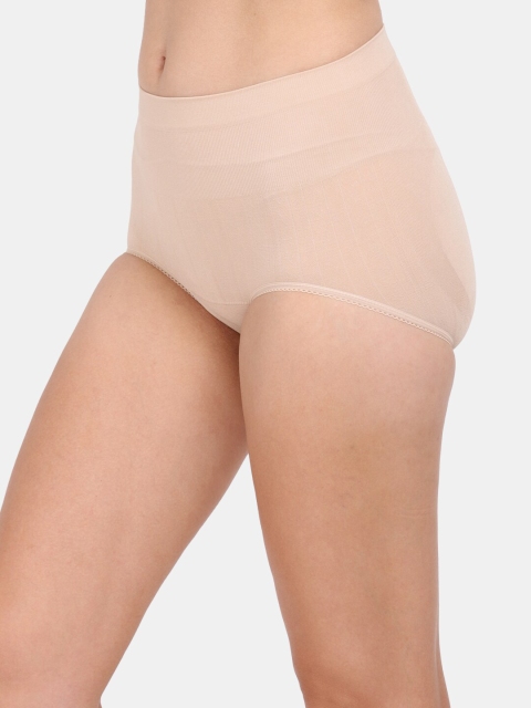 Amour Secret Women Nude Coloured Solid Anti Odour Hipster Briefs - Image 3