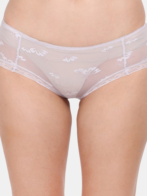 Amour Secret Women Purple Self-Design Anti Odour Hipster Briefs - Image 5