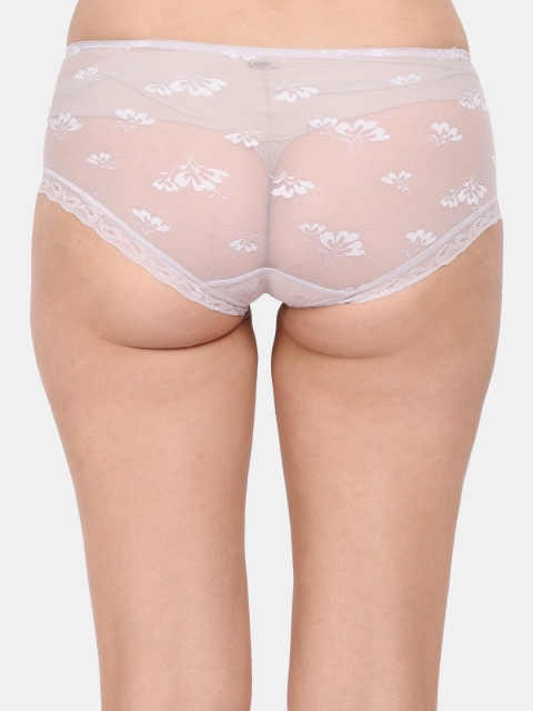 Amour Secret Women Purple Self-Design Anti Odour Hipster Briefs - Image 4