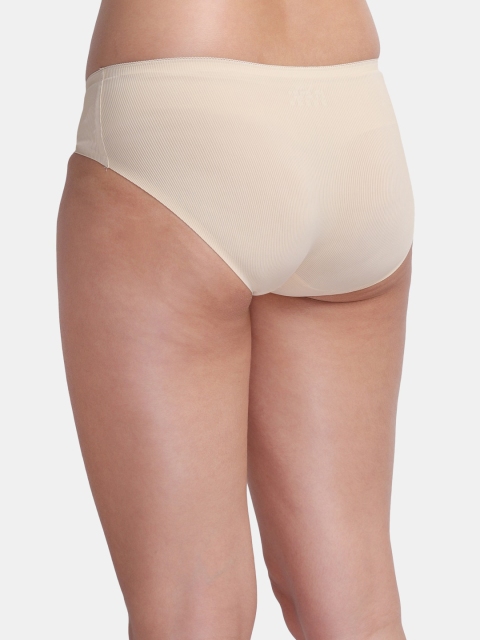 Amour Secret Women Cream-Colored Solid Anti-Odour Hipster Brief - Image 4