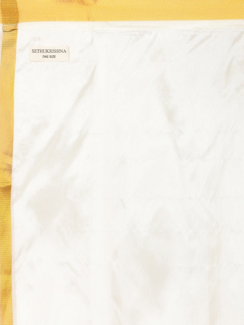 Sethukrishna Men Blue & White Shirt & Veshti Set - Image 4