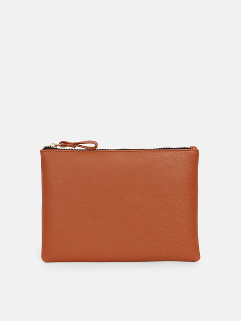 Bagsy Malone Tan Textured Pouch
