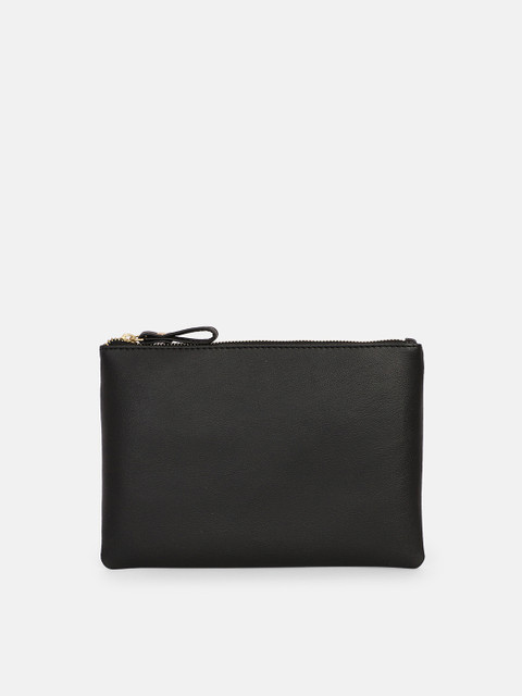 Bagsy Malone Black Textured Pouch