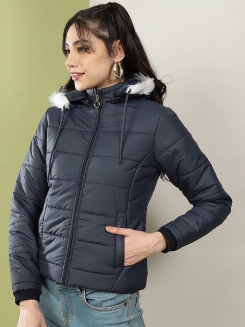 Freehand by The Indian Garage Co Women Hooded Padded Jacket - Image 4
