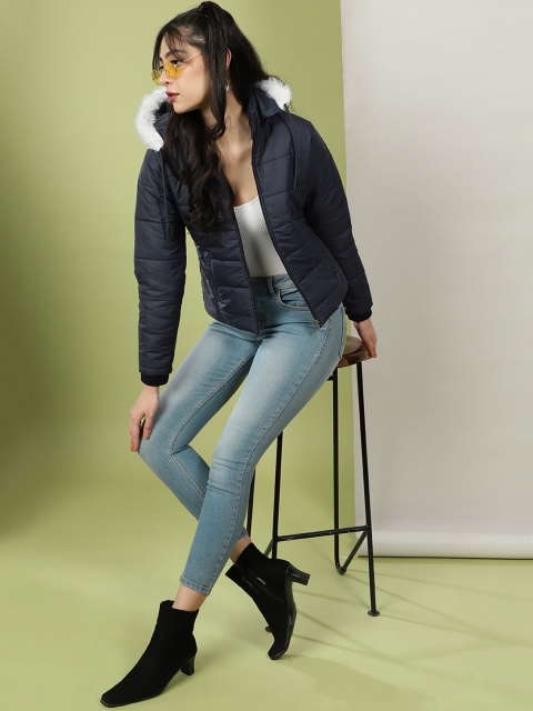 Freehand by The Indian Garage Co Women Hooded Padded Jacket - Image 6