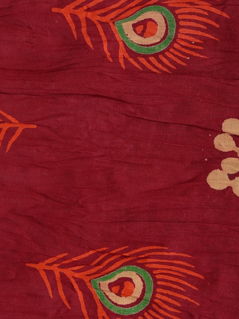 SOUNDARYA Ethnic Motifs Printed Pure Cotton Block Print Dupatta - Image 5
