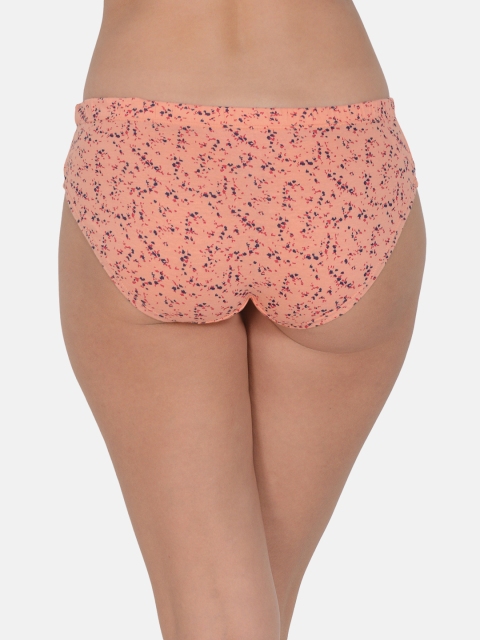 Leading Lady Women Pack Of 6 Floral Printed Cotton Hipster Briefs - Image 5
