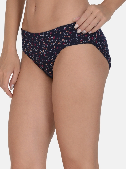 Leading Lady Women Pack Of 6 Floral Printed Cotton Hipster Briefs - Image 4