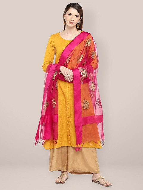 Dupatta Bazaar Embroidered Organza Dupatta