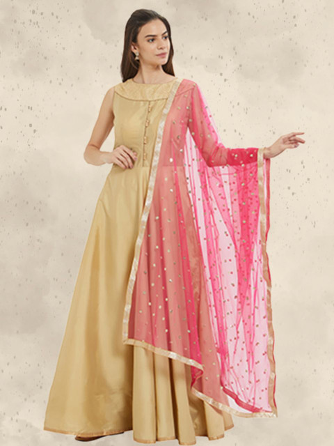 Dupatta Bazaar Embroidered Dupatta with Sequinned