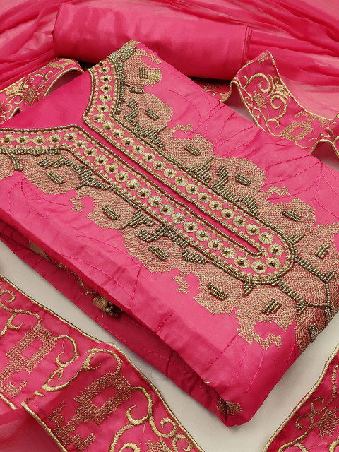 KALINI Printed Unstitched Dress Material