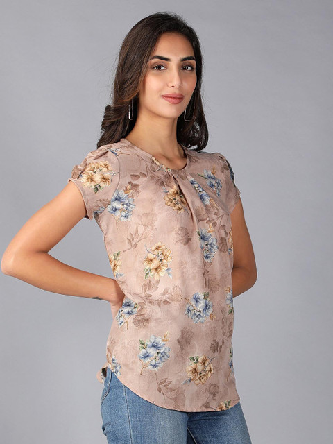 Cot'N Soft Floral Printed Pure Cotton Top - Image 3