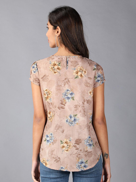 Cot'N Soft Floral Printed Pure Cotton Top - Image 5