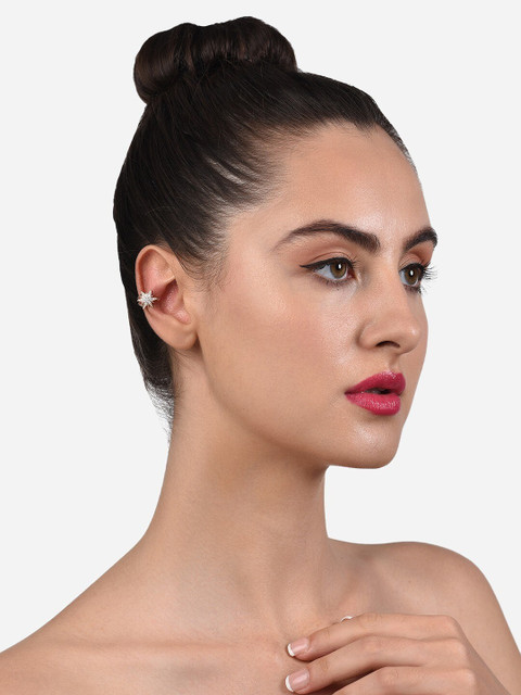 AMI Set of 2 Contemporary Ear Cuff Earrings - Image 5