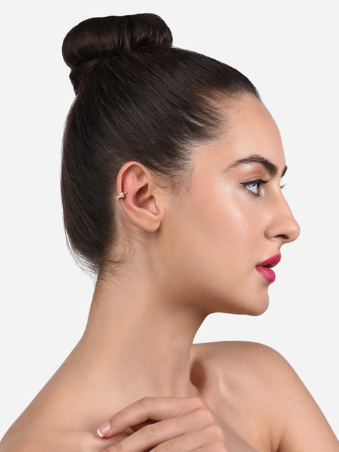 AMI Set of 2 Contemporary Ear Cuff Earrings - Image 4