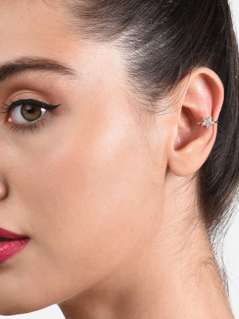 AMI Set of 2 Contemporary Ear Cuff Earrings - Image 6