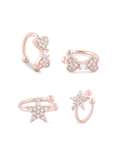 AMI Set of 2 Contemporary Ear Cuff Earrings - Image 2