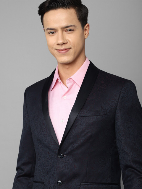 Allen Solly Men Slim-Fit Single-Breasted Suit - Image 2