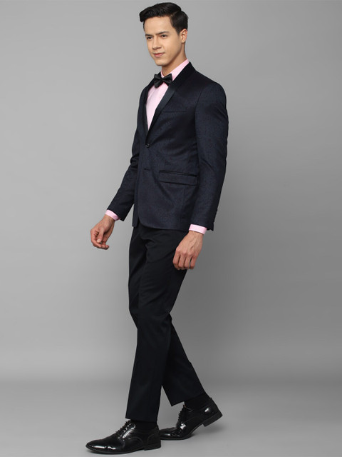 Allen Solly Men Slim-Fit Single-Breasted Suit - Image 4